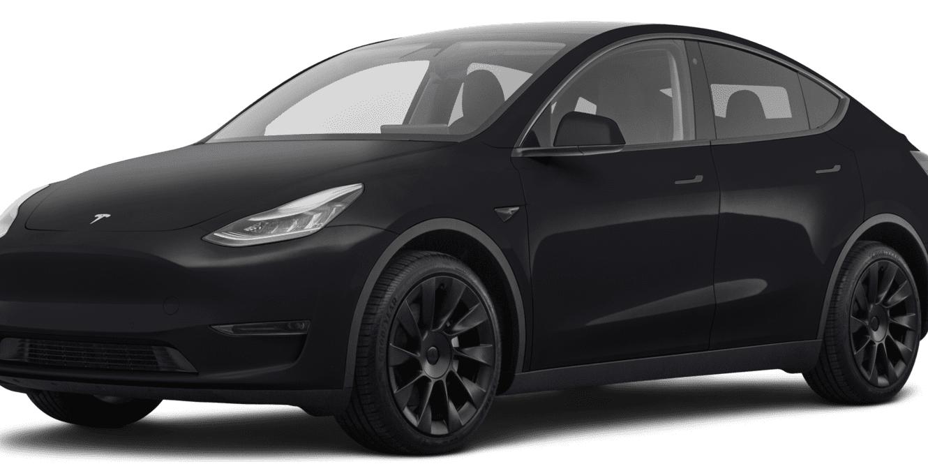 TESLA MODEL Y 2020 5YJYGDEE7LF016101 image